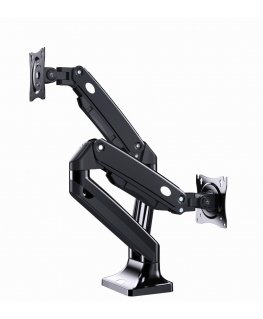 Gembird MA-DA2-03 monitor mount / stand 88.9 cm (35") Desk Black