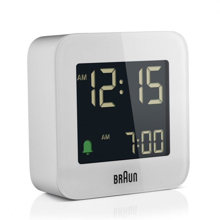 Braun BC08 Skaitmeninis žadintuvas Balta