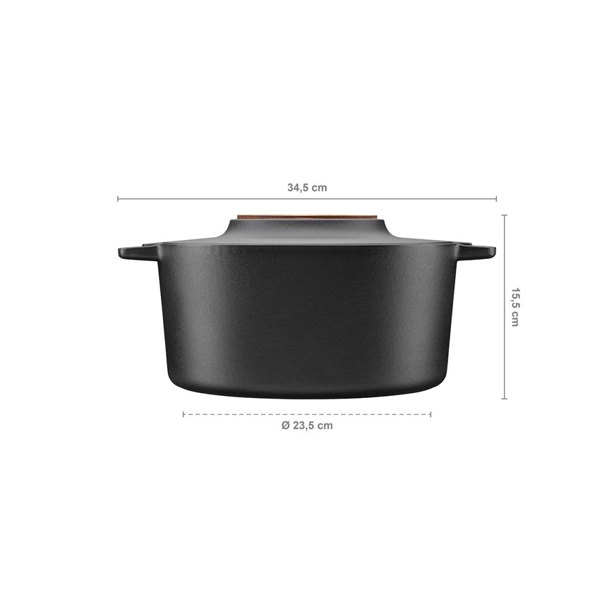 Fiskars Norden roasting pan 6 L Cast iron – 5