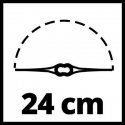 Einhell GC-CT 18/24 Li P 24 cm Battery Black, Red Einhell GC-CT 18/24 Li P 24 cm Battery Black, Red