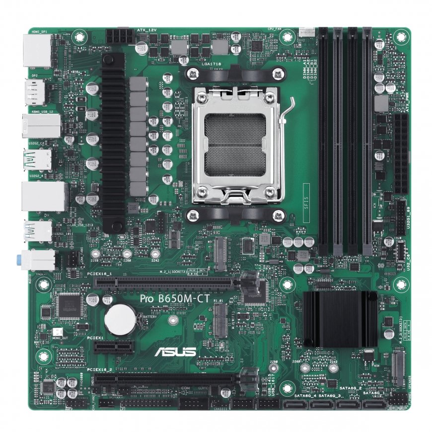 ASUS PRO B650M-CT-CSM AMD B650 Protsessoripesa AM5 Mikro ATX