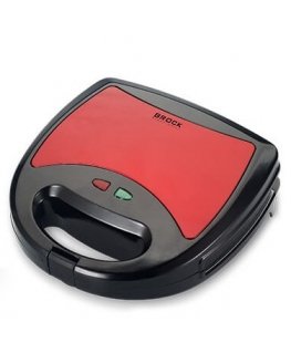 BROCK SSM 2003 RD сэндвичница 750 W Черный, Красный