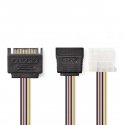 Nedis CCGP73555VA015 internal power cable 0.15 m Nedis CCGP73555VA015 internal power cable 0.15 m