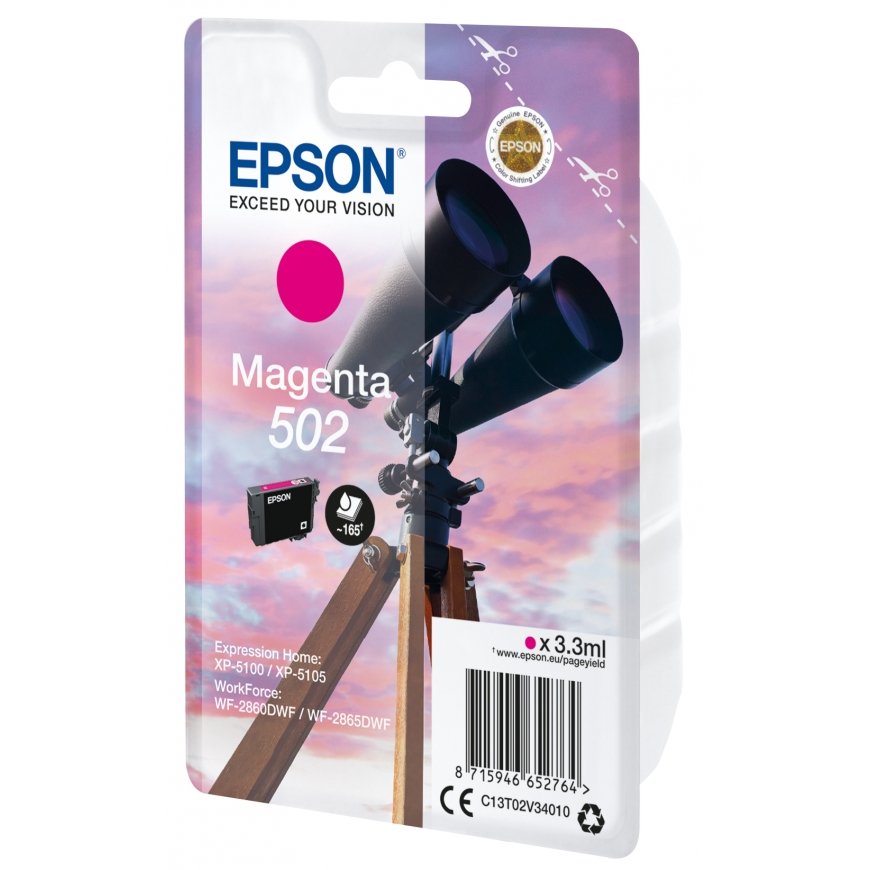 Epson Singlepack Magenta 502 Ink – 2