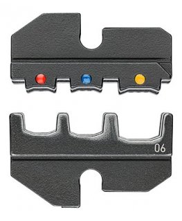Knipex 97 49 06 knaibles vadu montāžai Gofrēšanas instruments Melns