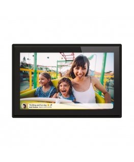 Braun Photo Technik DigiFrame 1019 WiFi digital photo frame Black 25.6 cm (10.1") Touchscreen Wi-Fi