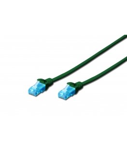 Digitus DK-1511-005/G сетевой кабель Зеленый 0,5 m Cat5e U/UTP (UTP)