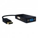 LogiLink CV0109 видео кабель адаптер 0,15 m DisplayPort VGA + HDMI + DVI Черный