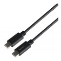 Deltaco USBC-4008-LSZH USB кабель USB 3.2 Gen 2 (3.1 Gen 2) 0,8 m Черный