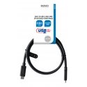 Deltaco USBC-4008-LSZH USB kabelis USB 3.2 Gen 2 (3.1 Gen 2) 0,8 m Melns Deltaco USBC-4008-LSZH USB kabelis USB 3.2 Gen 2 (3.1 Gen 2) 0,8 m Melns