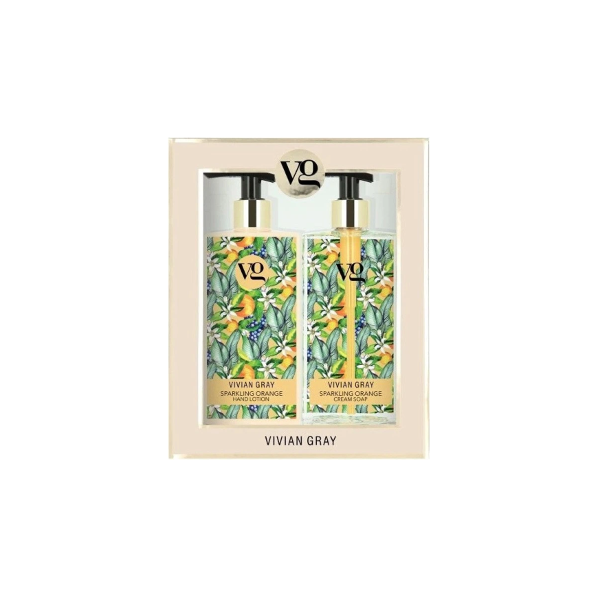 Sparkling Orange Cream Soap & Hand Lotion Set - Kosmetická sada