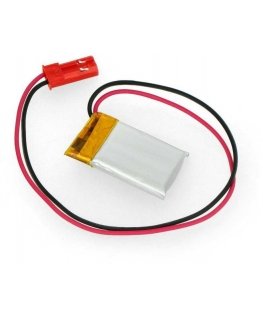 Akyga 85mAh 1S 3.7V Li-Pol battery - JST-BEC connector + socket - 25x15x3mm