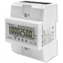 Qoltec Trójfazowy electronic licznik | miernik zużycia energii na szynę DIN | 400V | 100A | LCD | 4P Qoltec Trójfazowy electronic licznik | miernik zużycia energii na szynę DIN | 400V | 100A | LCD | 4P
