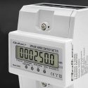 Qoltec Trójfazowy electronic licznik | miernik zużycia energii na szynę DIN | 400V | 100A | LCD | 4P Qoltec Trójfazowy electronic licznik | miernik zużycia energii na szynę DIN | 400V | 100A | LCD | 4P