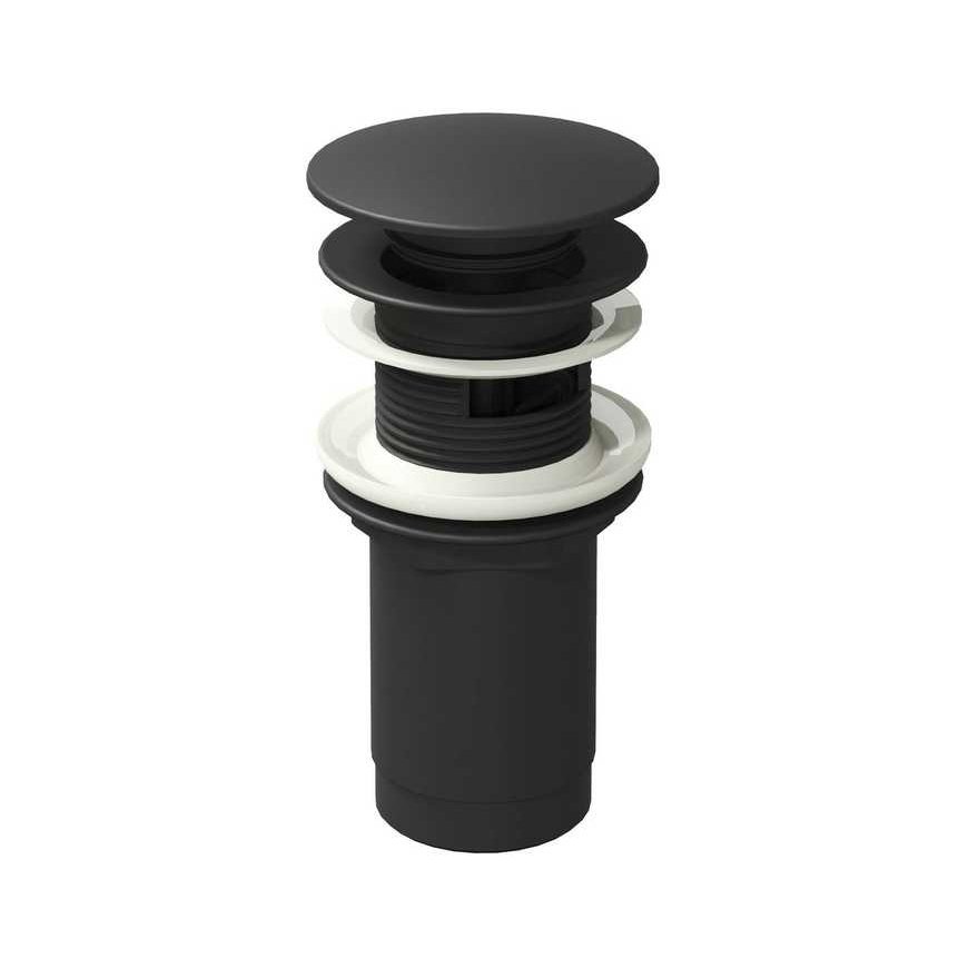 Ravak siphon with outlet or decorative cap, black – 3