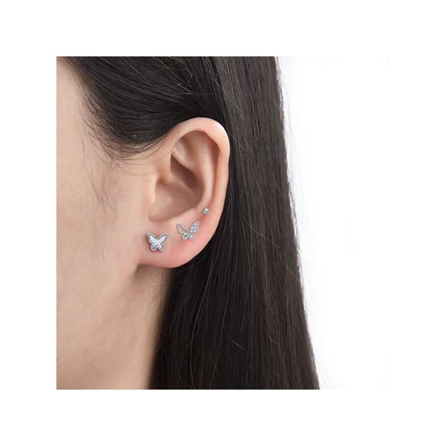 Moiss Silver Playful Earring Set E0004921 (3 Pairs of Earrings) – 2
