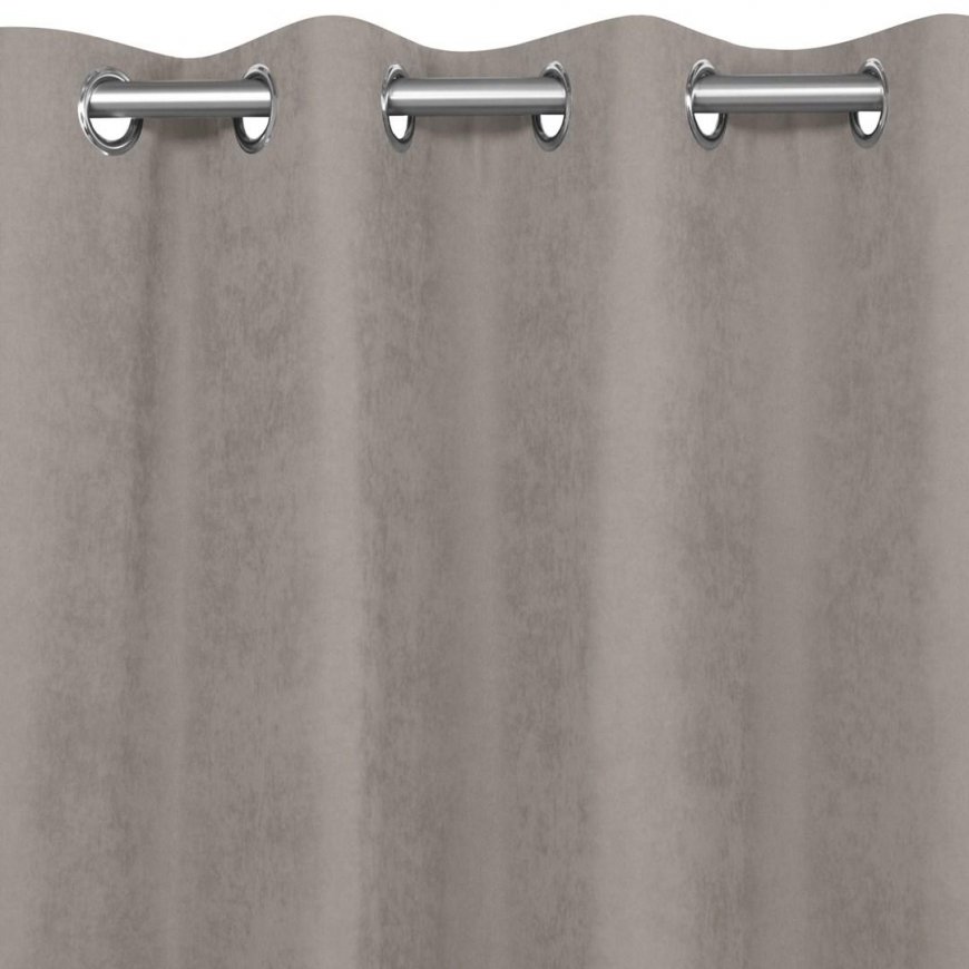Homede Už lango CHENILLE EYELETS S CAPPUCCINO 140x300