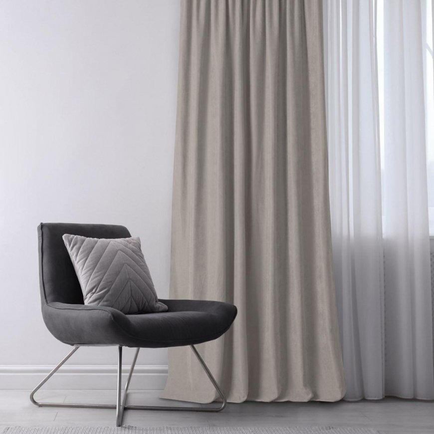 Homede Už lango CHENILLE EYELETS S CAPPUCCINO 140x300 – 4