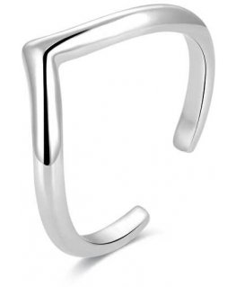 Beneto Minimalist silver leg ring AGGF493