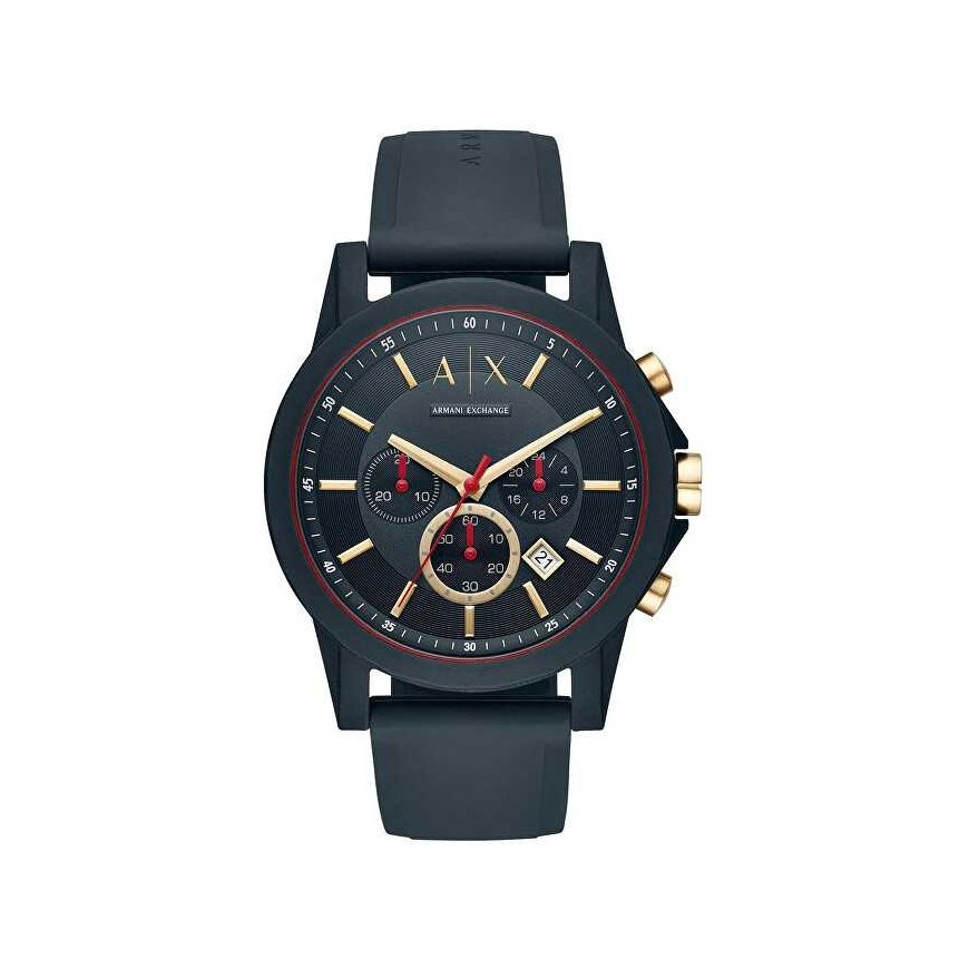 Armani Black Tech Sport Chrono Watch AX1335