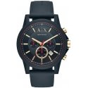 Armani Black Tech Sport Chrono -kello AX1335 Armani Black Tech Sport Chrono -kello AX1335