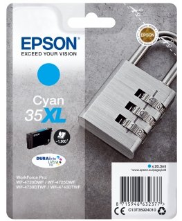 Epson Padlock C13T35924010 tindikassett 1 tk Originaal High (XL) Yield Tsüaan