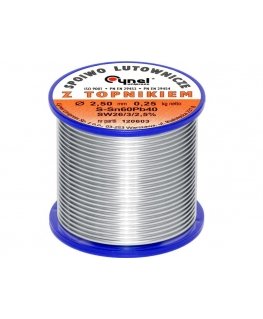 Solder with flux CYNEL LC60-SW26 2.50mm 250g