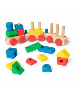 MELISSA & DOUG Muoteista tehty juna