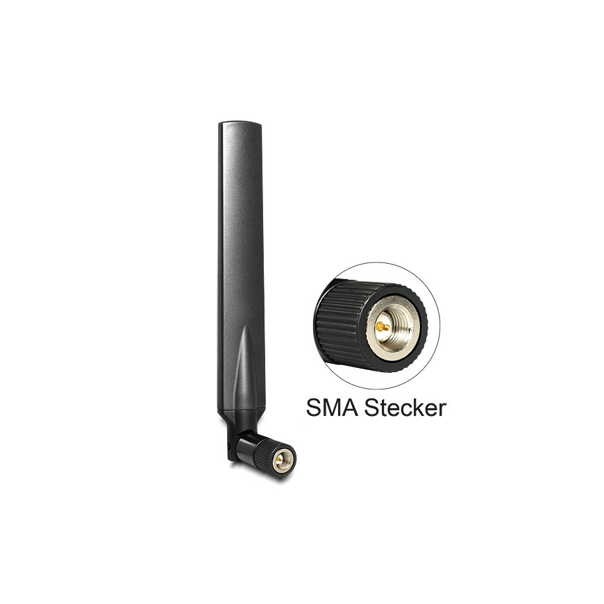 DeLOCK 88451 tinklo antena Daugiakryptė antena RP-SMA 5 dBi