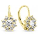 Brilio Silver Brilio Silver Beautiful gold plated earrings with clear zircons EA744Y Brilio Silver Brilio Silver Beautiful gold plated earrings with clear zircons EA744Y