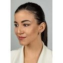 Brilio Silver Brilio Silver Beautiful gold plated earrings with clear zircons EA744Y Brilio Silver Brilio Silver Beautiful gold plated earrings with clear zircons EA744Y