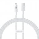 Baseus Gem USB uz IP 2.4A ātrās uzlādes kabelis 1 m balts Baseus Gem USB uz IP 2.4A ātrās uzlādes kabelis 1 m balts