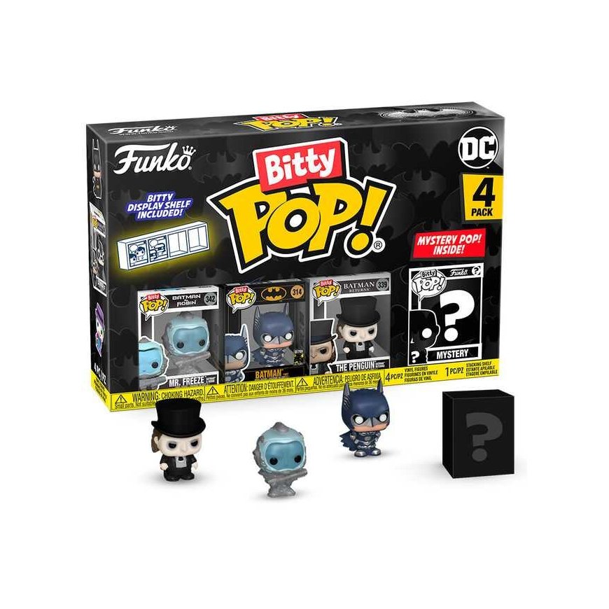 Funko Blister 4 figures Bitty POP DC Comics Batman 85th Anniversary Mr. Freeze