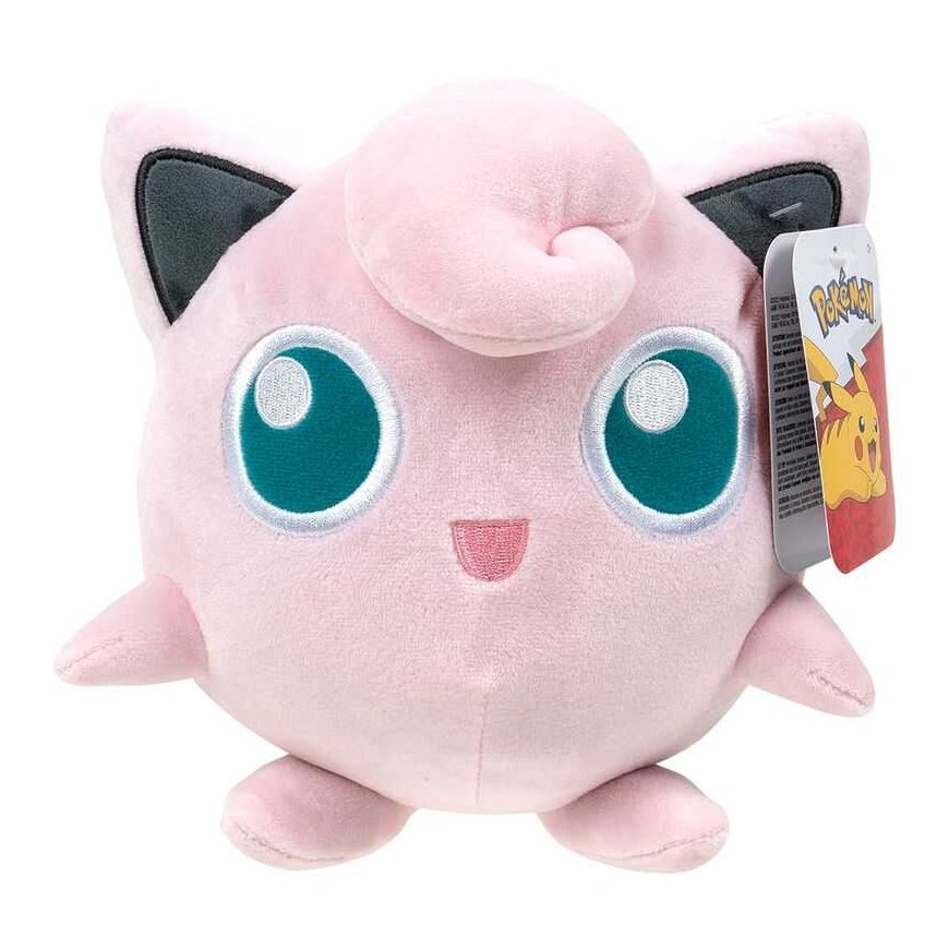 Soft plush toy Jazwares Pokemon Jigglypuff, Pink (20 cm)