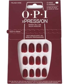 Opi Xpress-On Uñas Artificiales Tonos Iconicos Malaga Wine 30 U