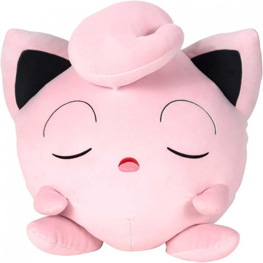 Jazwares Pokemon Jigglypuff Sleeping, pliušinis, 45 cm – 4