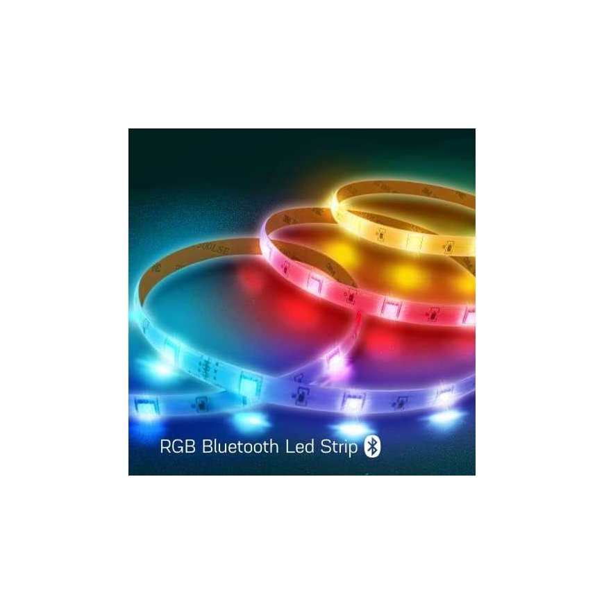 LED strip set with Bluetooth controller and power supply, RGB, 5m, 24W, TUYA / Smart Life, NOUS – 3
