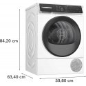 Bosch WQH245B9SN Serija 6, Džiovyklė su šilumos siurbliu, 9kg, Balta Bosch WQH245B9SN Serija 6, Džiovyklė su šilumos siurbliu, 9kg, Balta