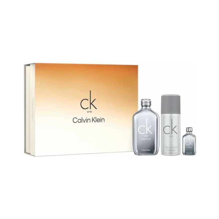 Calvin Klein One Essence Eau De Parfum Spray, 100 ml Set 3 Pieces