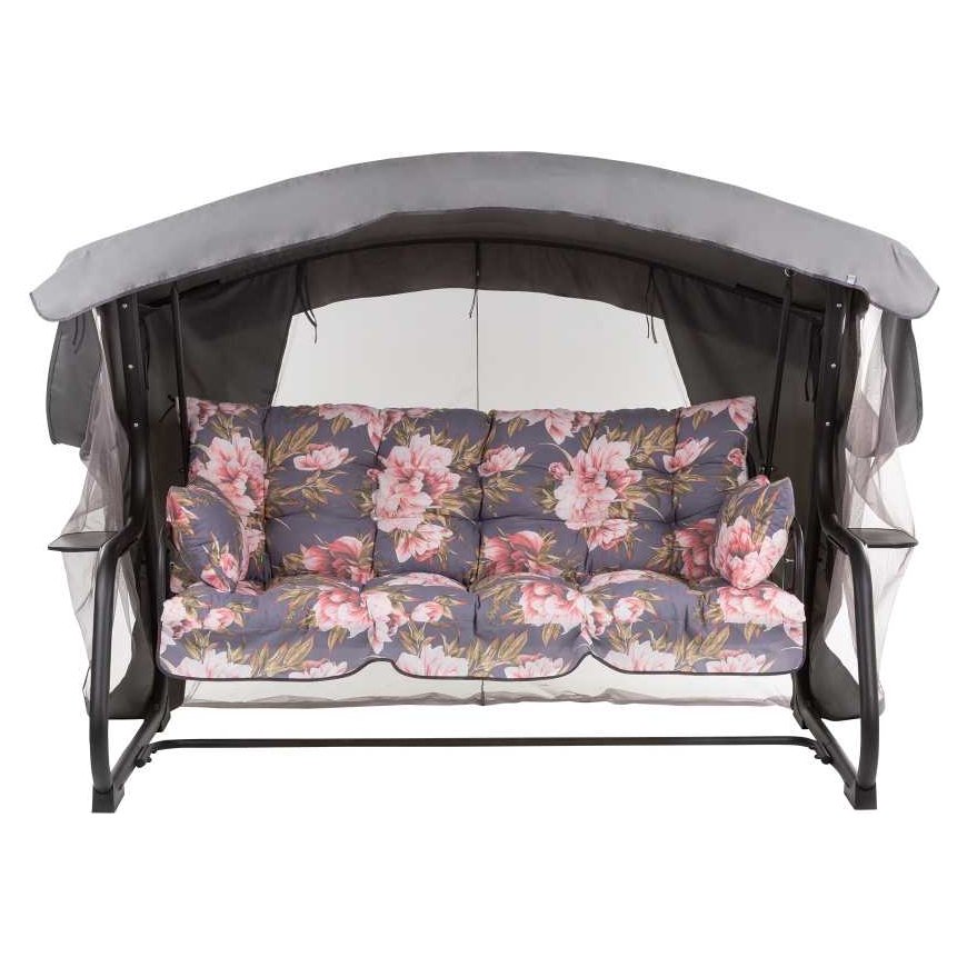 Garden swing with mosquito net Ravenna Black Edition A098-01PB PATIO