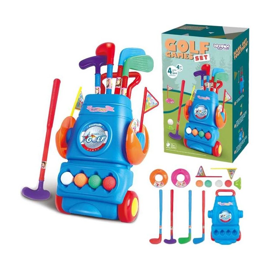 Lean Toys Vaikiškas golfo žaidimo rinkinys “Woopie ” – 5