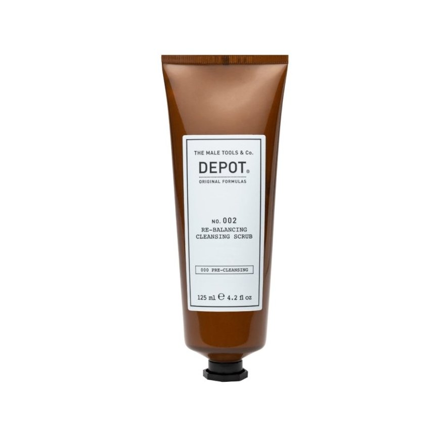 Depot, No. 002 Re-Balancing, Exfoliating, Cleansing Scrub, For Scalp, 125 ml – 2