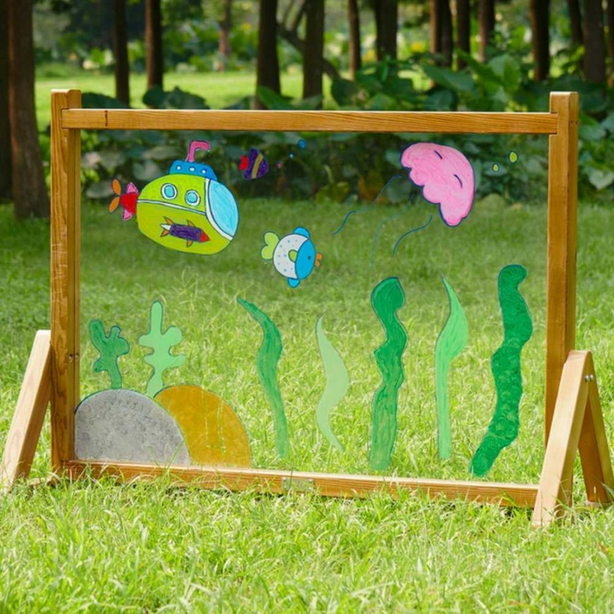 MASTERKIDZ acrylic board transparent painting surface