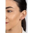 Brilio Silver Silver horseshoe earrings with zircons EA1061W Brilio Silver Silver horseshoe earrings with zircons EA1061W