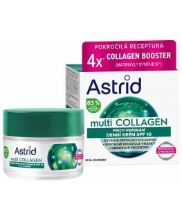Astrid Ryppyjä ehkäisevä ja kimmoisuutta palauttava päivävoide SPF 10 Multi Collagen (voide) 50 ml