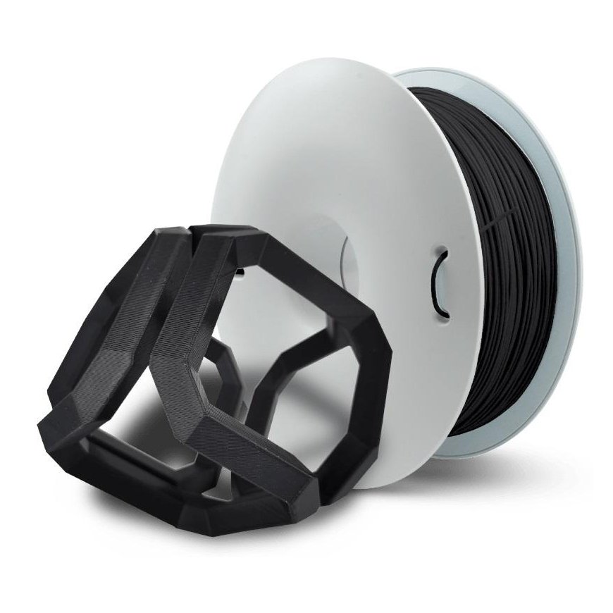 3D printing material R PLA from 100% recycled plastic anthracite color 1.75mm 0.85kg Fiberlogy – 2