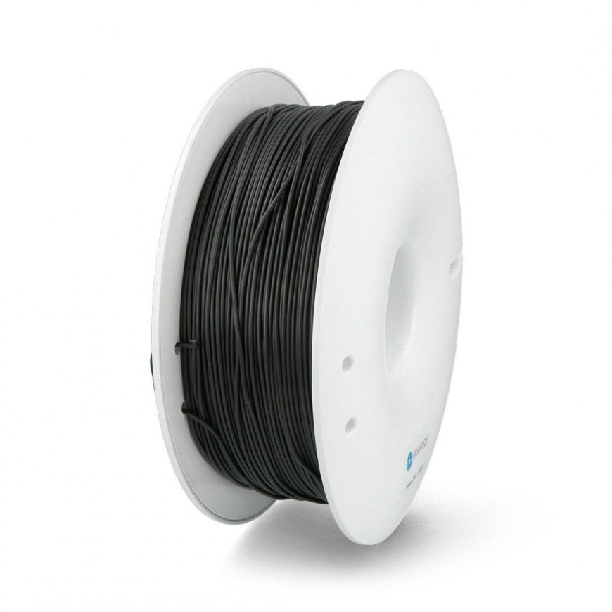 3D printing material R PLA from 100% recycled plastic anthracite color 1.75mm 0.85kg Fiberlogy – 3