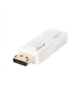 LogiLink CV0100 kaapelin sukupuolenvaihtaja DisplayPort HDMI Valkoinen