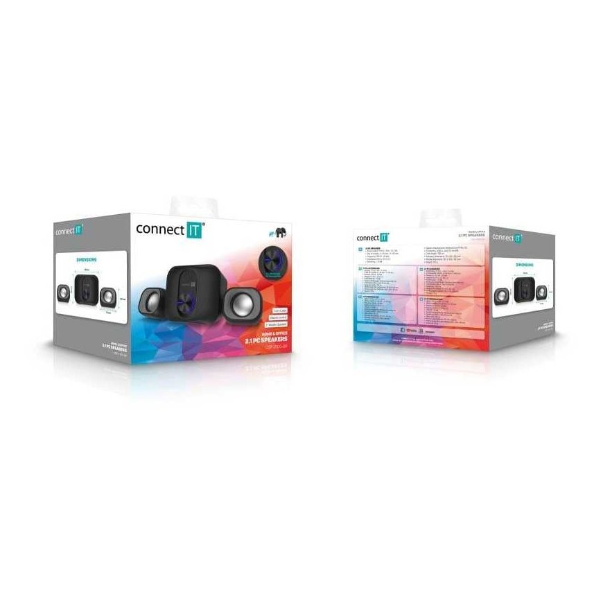 Computer speakers CONNECT IT Rumble PRO PC black – 5