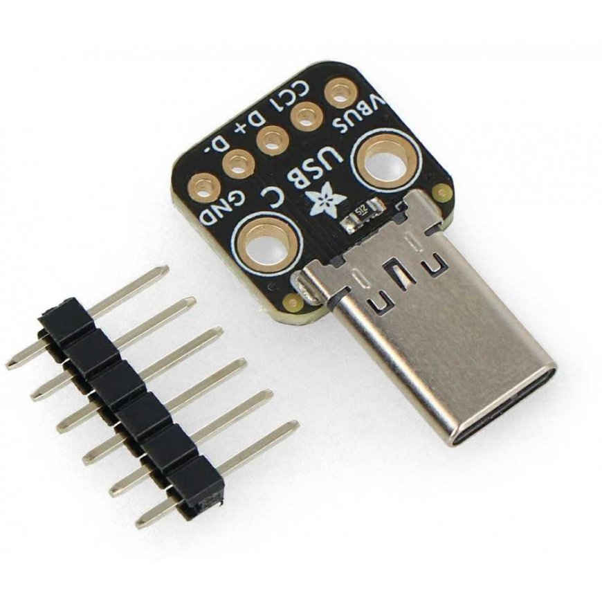 Moduuli USB Type-C -liittimellä - Leikkauslevyn liitin - Adafruit 5978 – 4